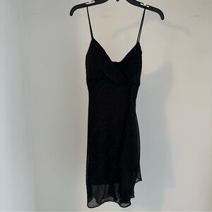 Black Sequence Mini Dress